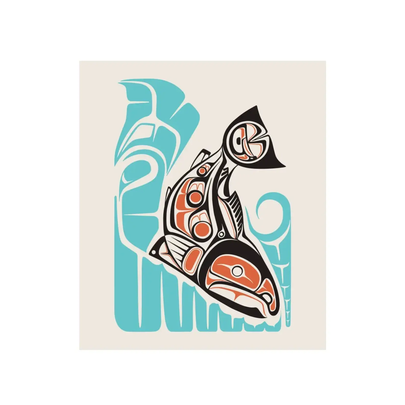 Native Northwest Eco Cloth - Sockeye Salmon by Paul Windsor