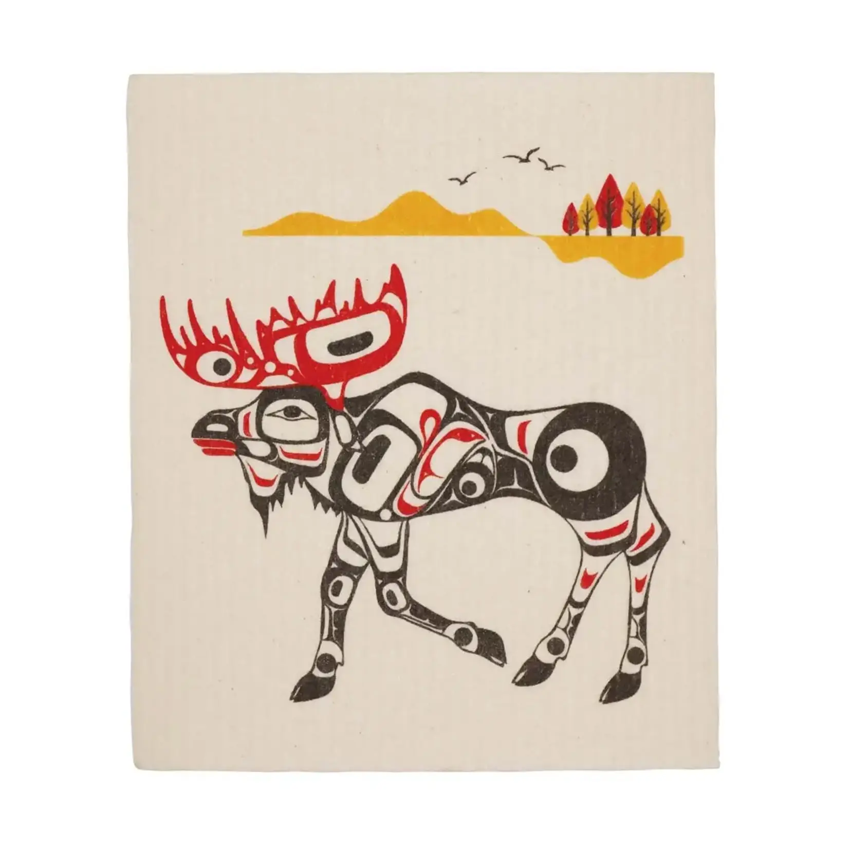 Native Northwest Eco Cloth - Moose by Terry Starr