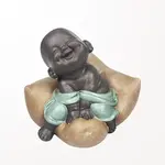 Giggling Baby Buddha Polyresin Figurine