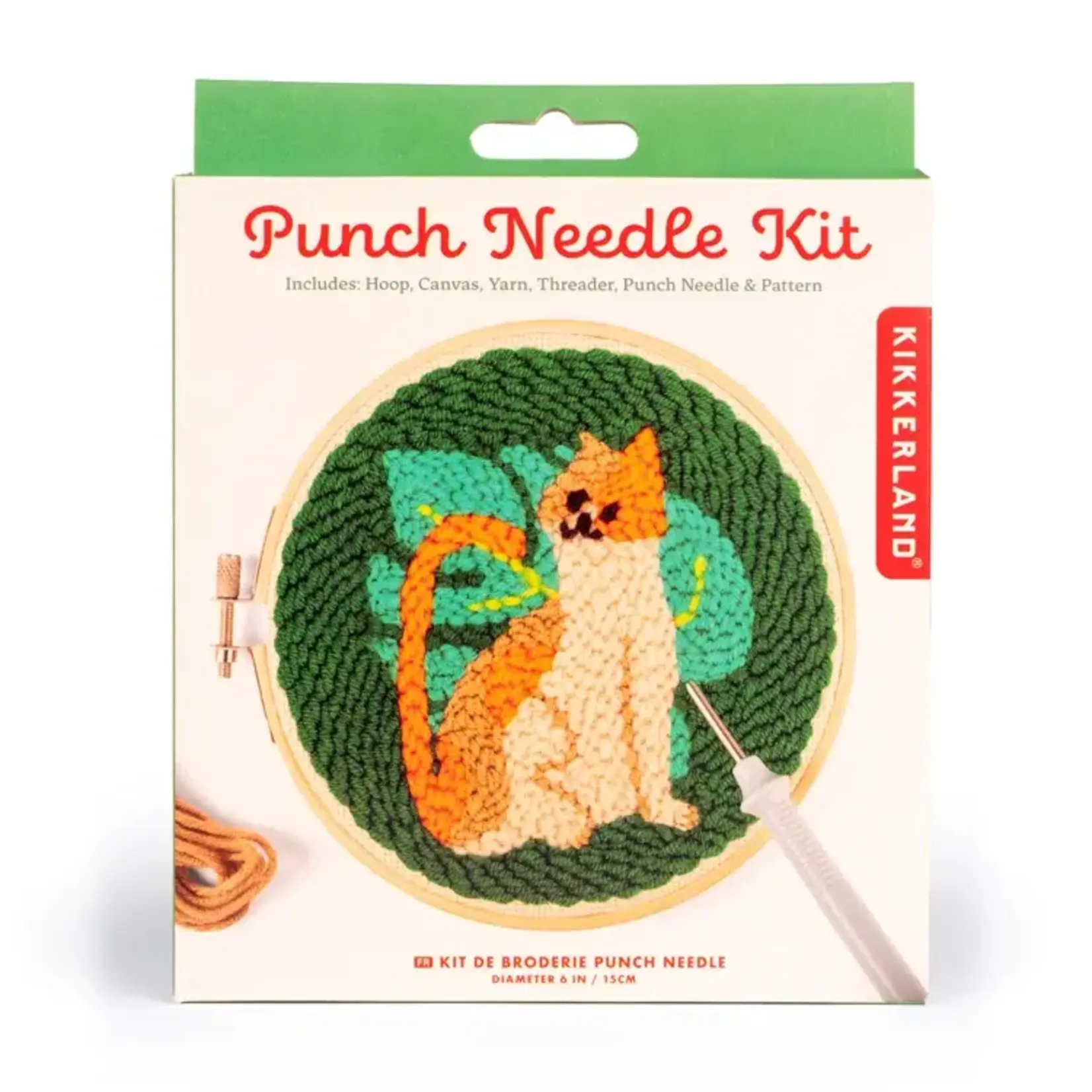 Kikkerland Cat Punch Needle Kit