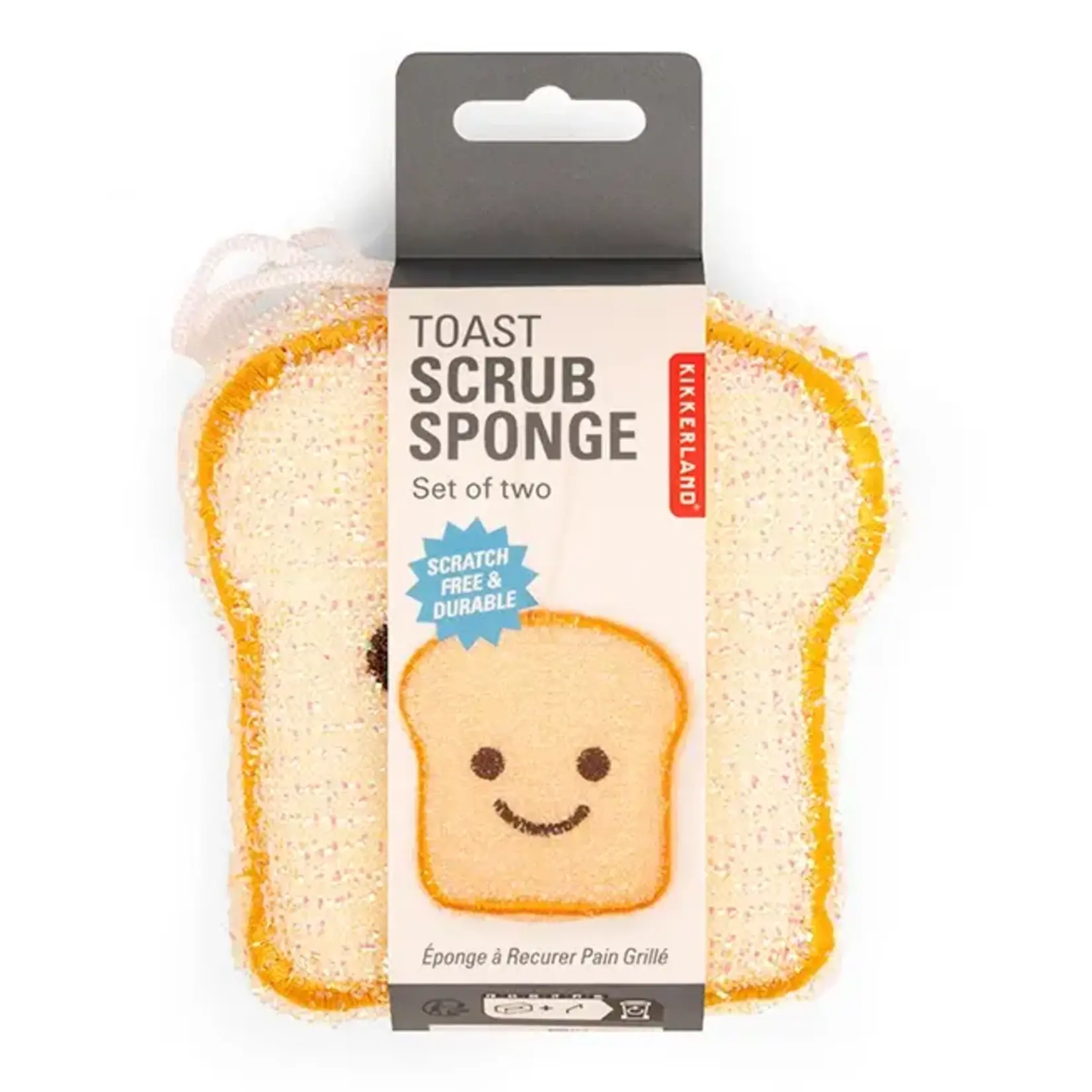 Kikkerland Toast Scrub Sponge