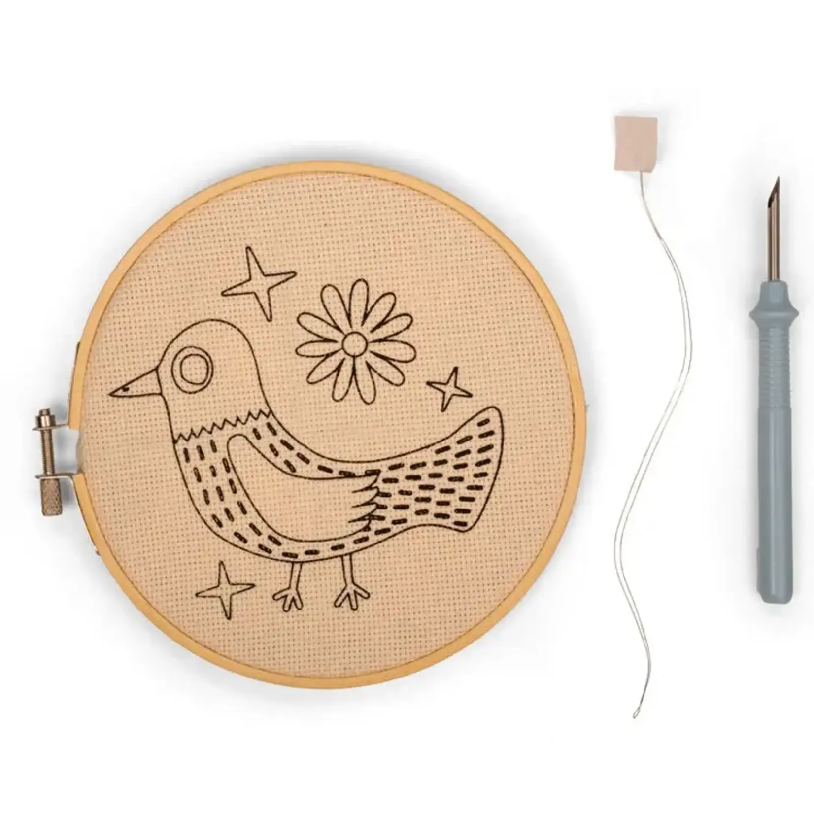 Kikkerland Bird Punch Needle Kit