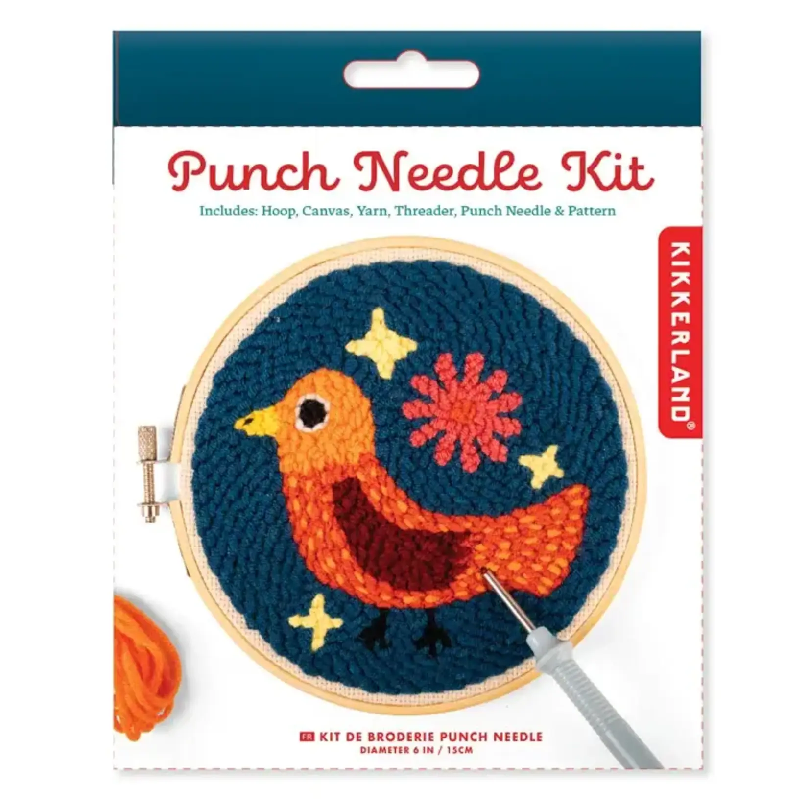 Kikkerland Bird Punch Needle Kit