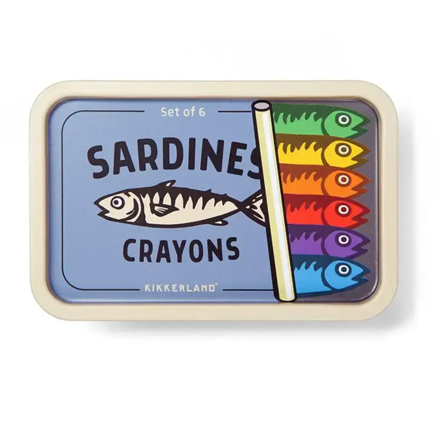 Kikkerland Sardines Crayons