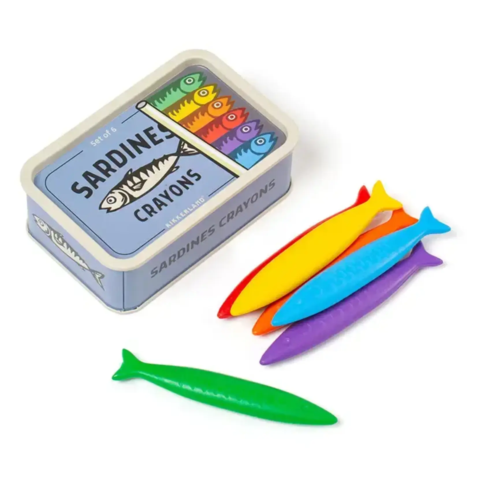 Kikkerland Sardines Crayons