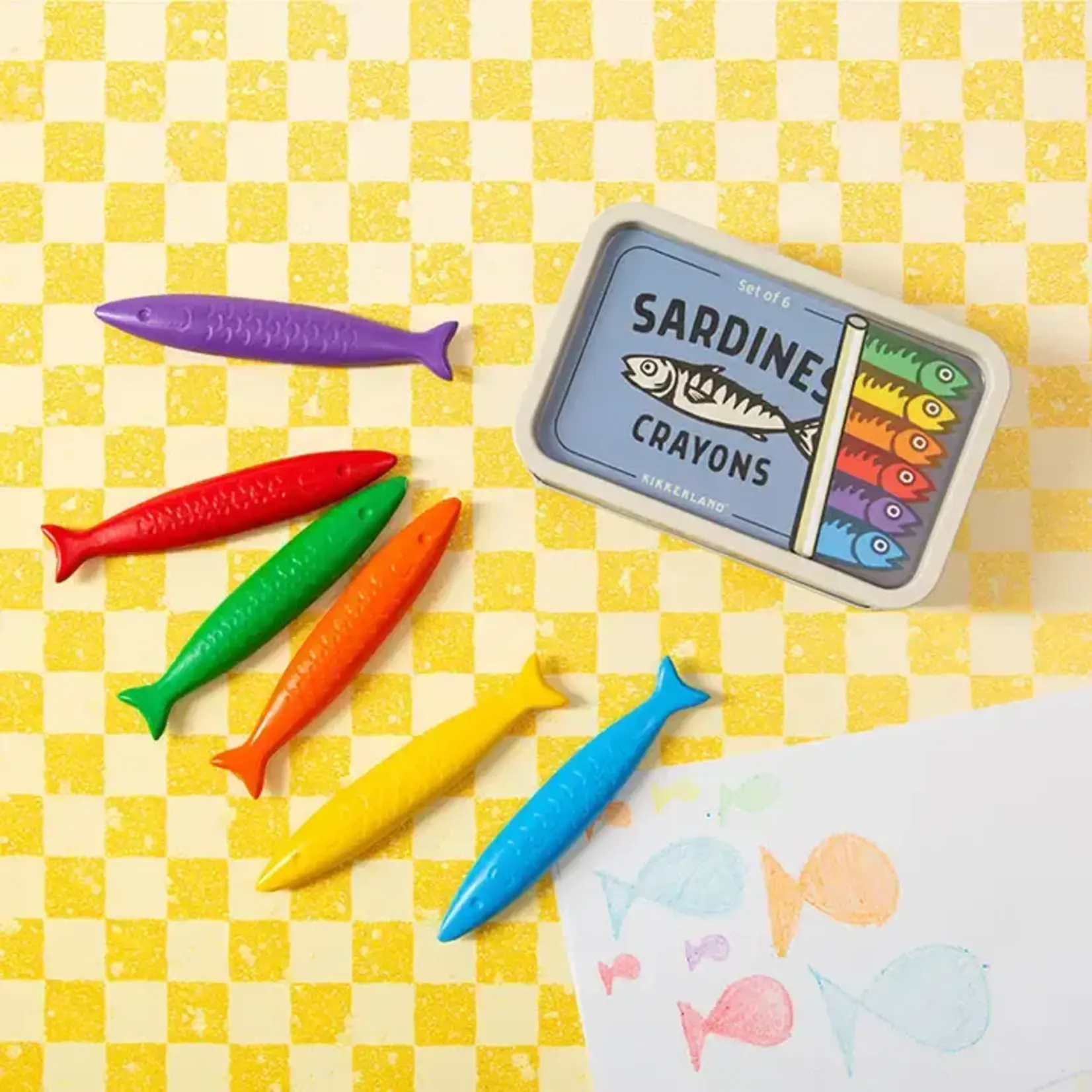 Kikkerland Sardines Crayons