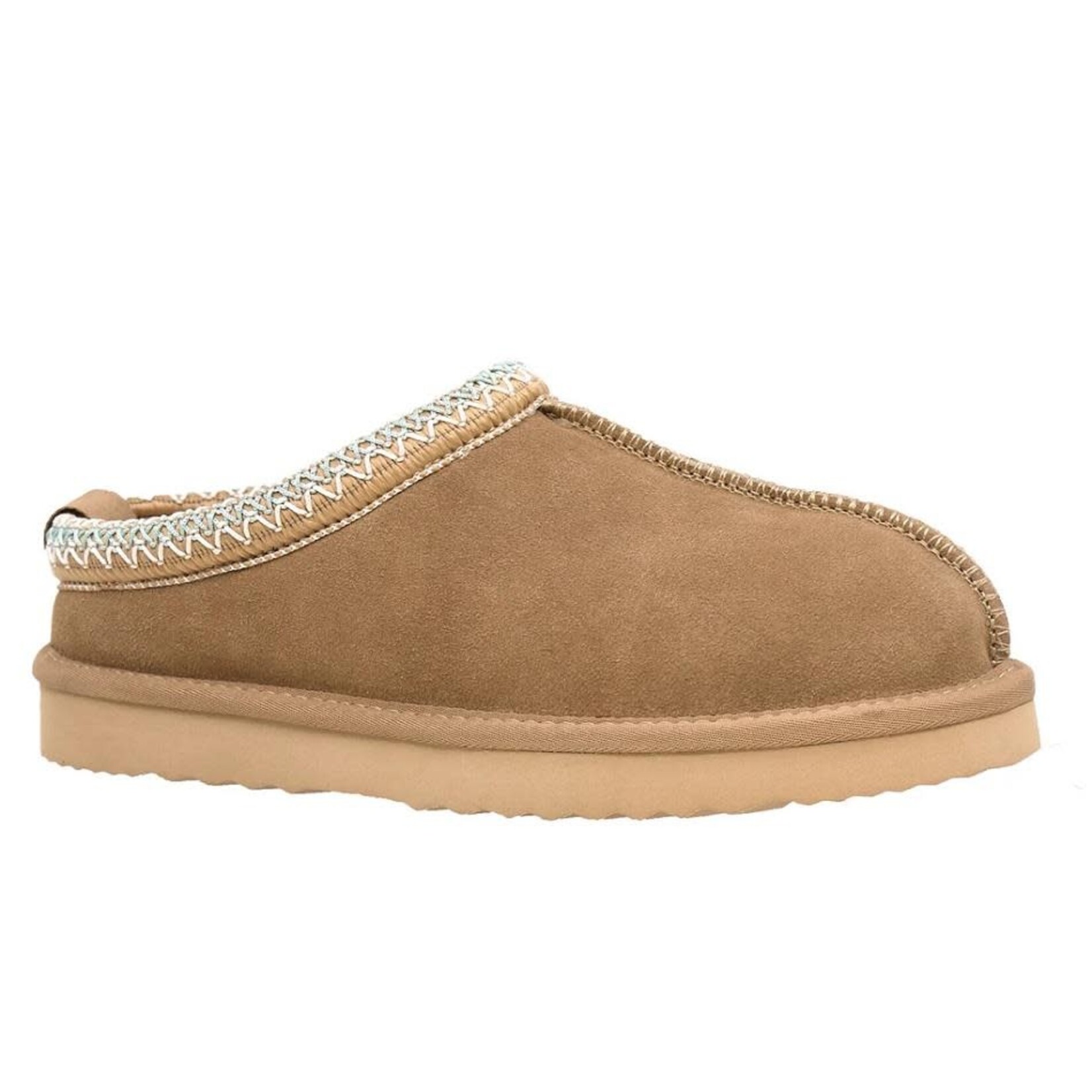 Snow Owl Bristol Water Repellent Suede Leather Slipper with Trim