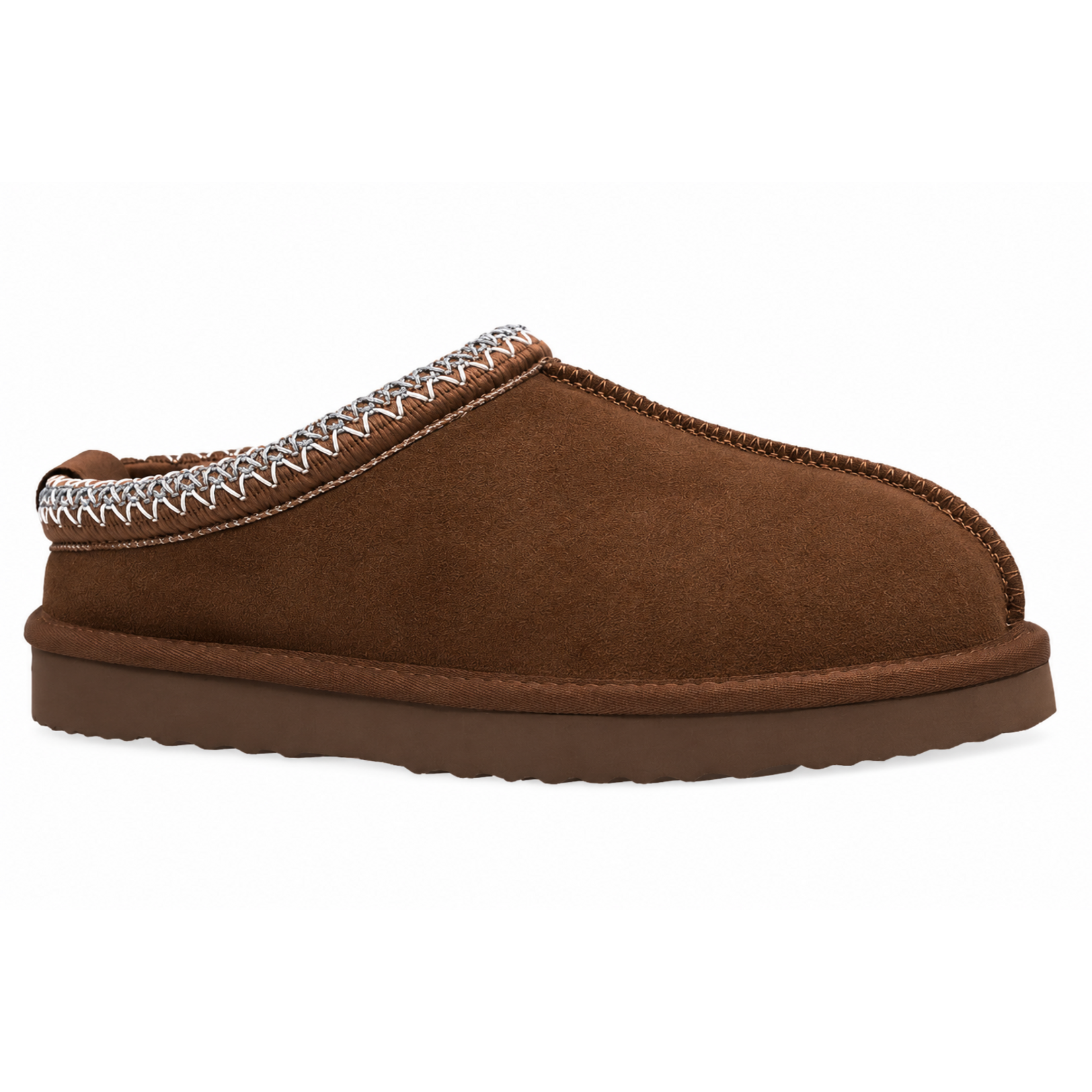 Snow Owl Bristol Water Repellent Suede Leather Slipper with Trim