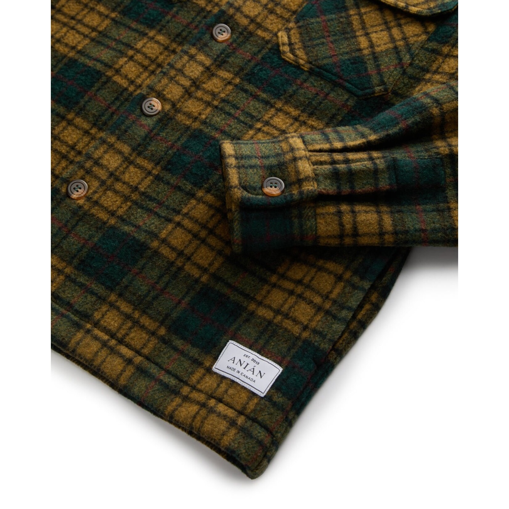 ANIÁN Men's The Field Florenzia Wool Coat