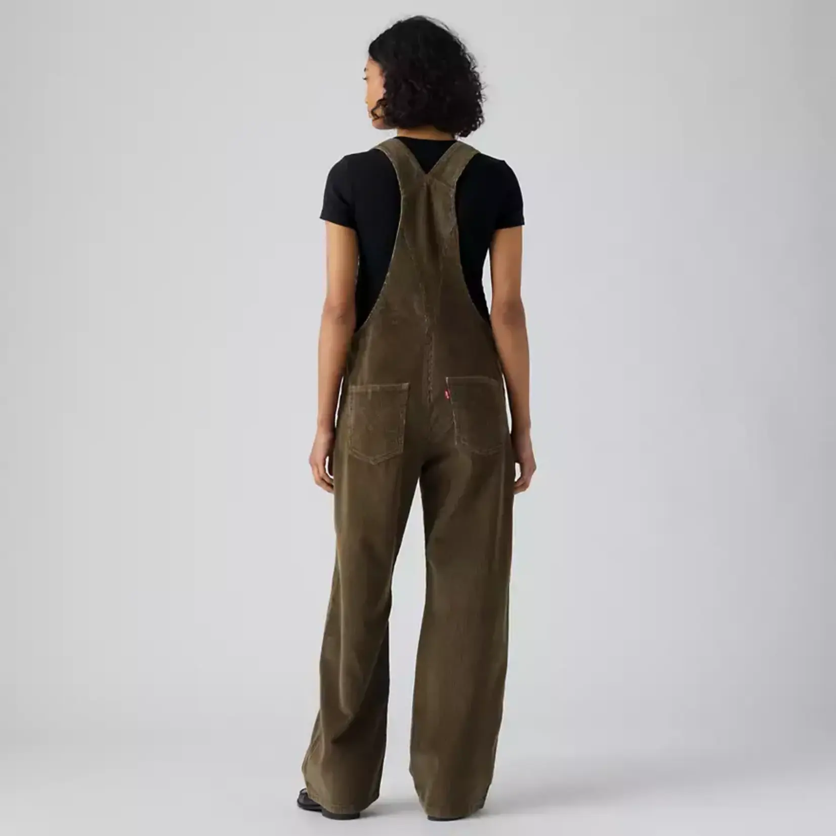 Levi Strauss Canada Women's Corduroy Baggy Overalls - Canteen