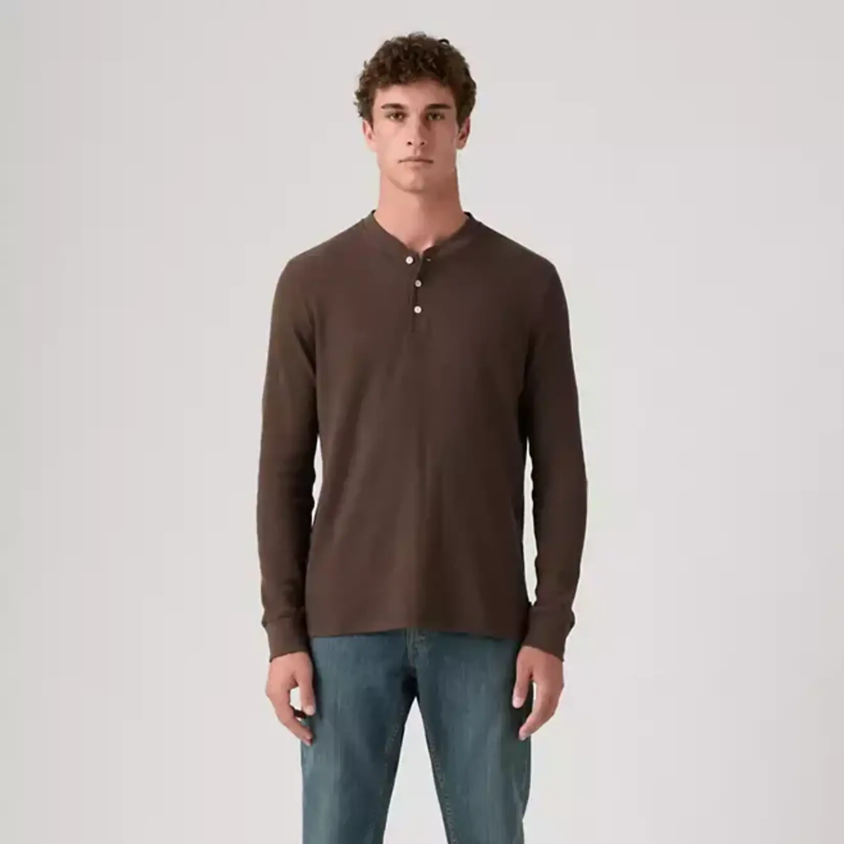 Levi Strauss Canada Men's Long-Sleeve Thermal Henley Shirt