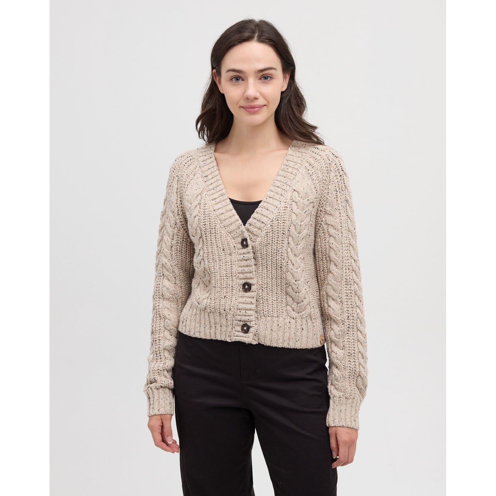 Tentree TCW6317 - Women's Stillwater Fleck Cardigan