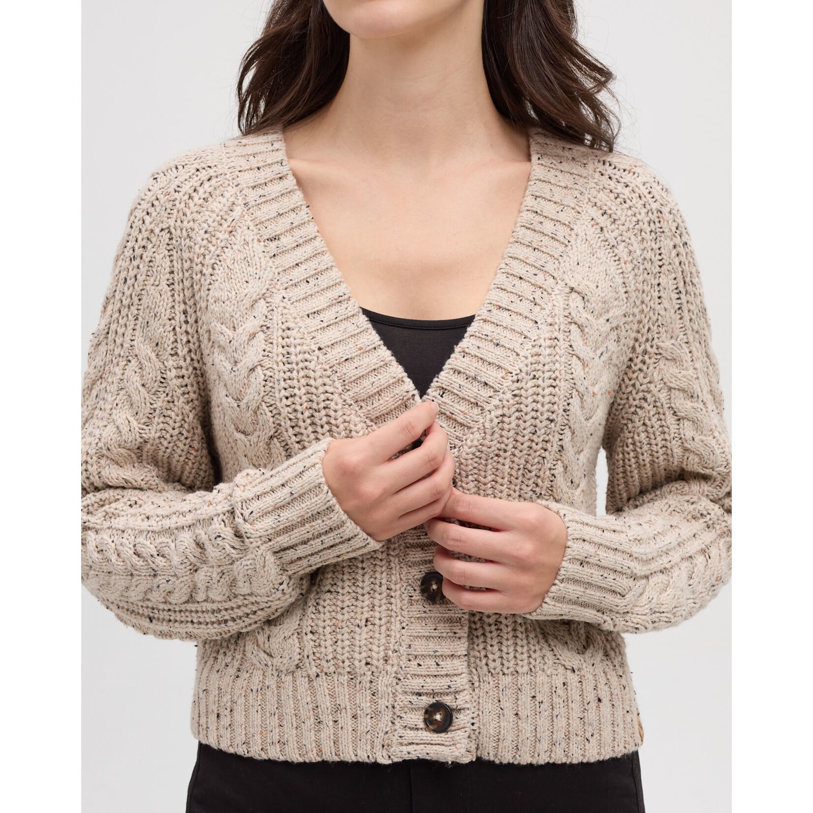 Tentree TCW6317 - Women's Stillwater Fleck Cardigan