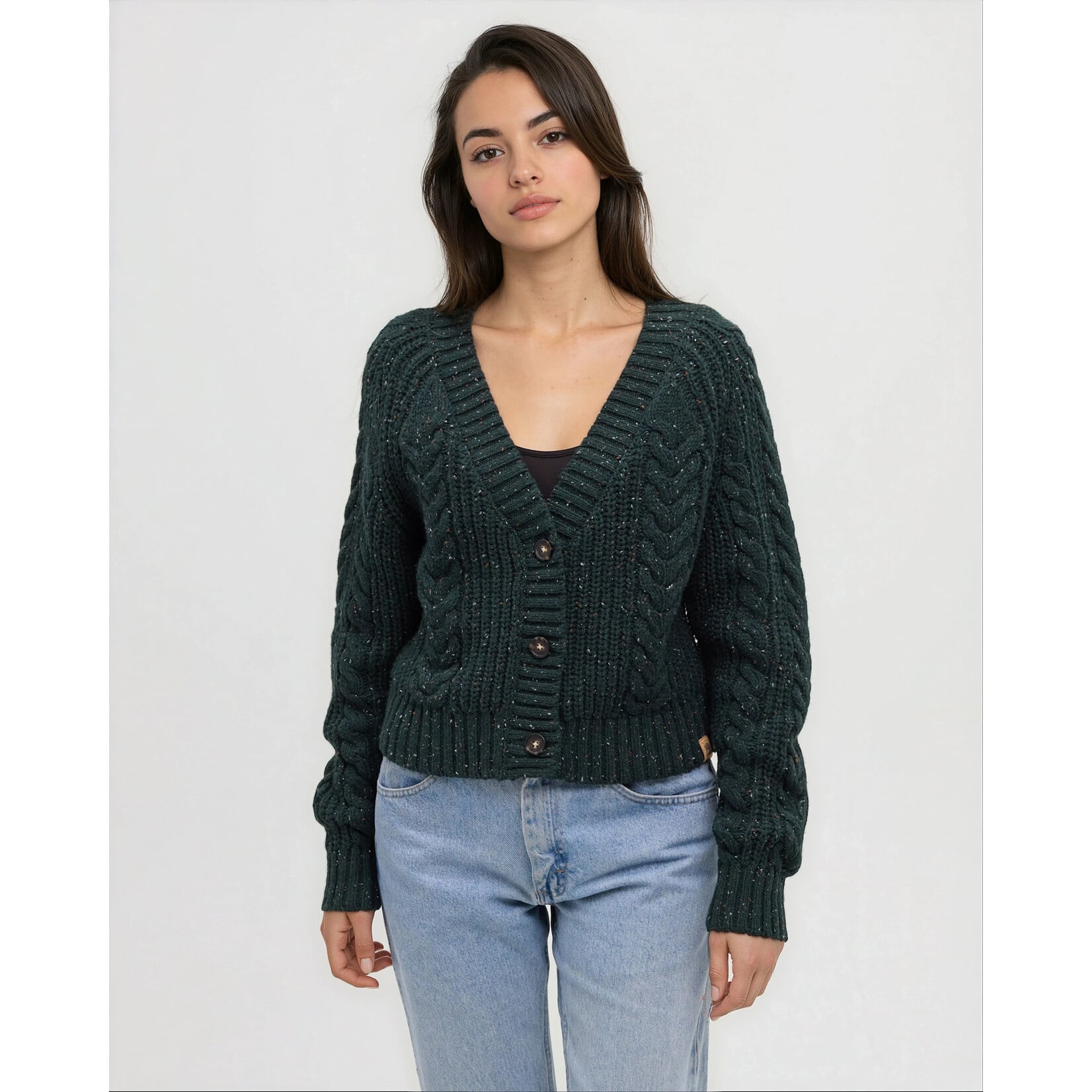 Tentree TCW6317 - Women's Stillwater Fleck Cardigan