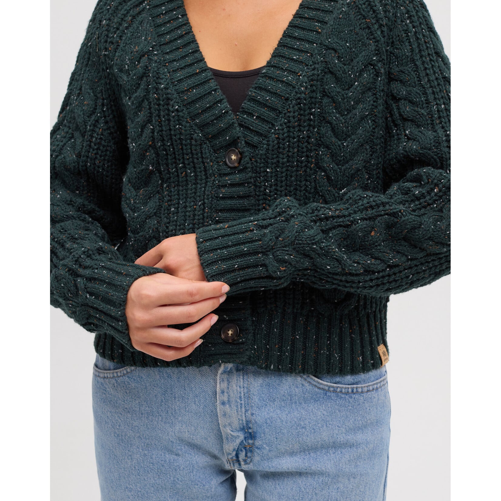 Tentree TCW6317 - Women's Stillwater Fleck Cardigan