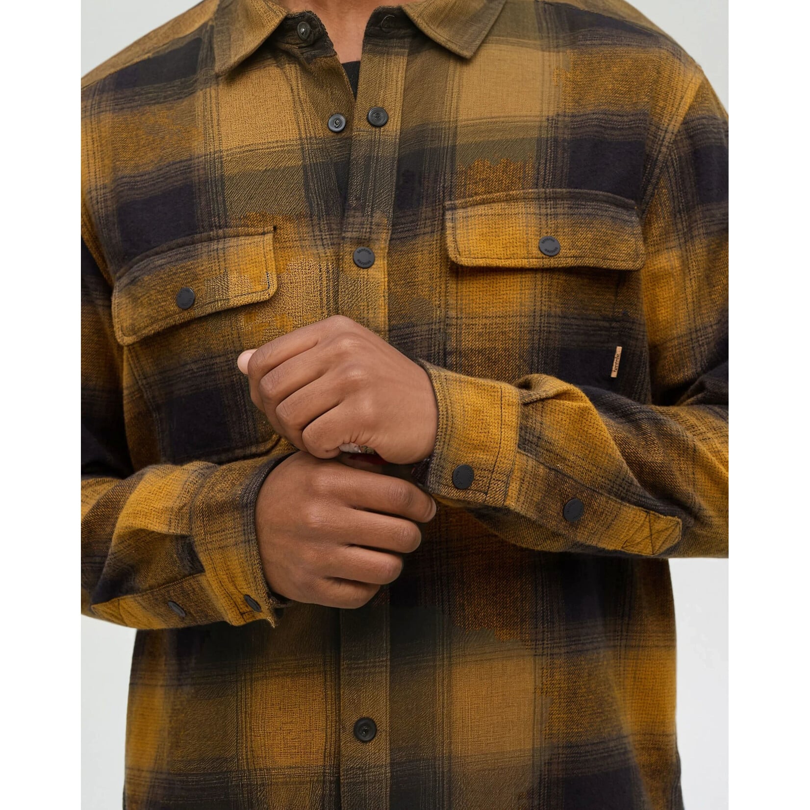 Tentree TCM4652-6348 - Men's Kapok Flannel Colville Shirt - Cider/Cascade Plaid