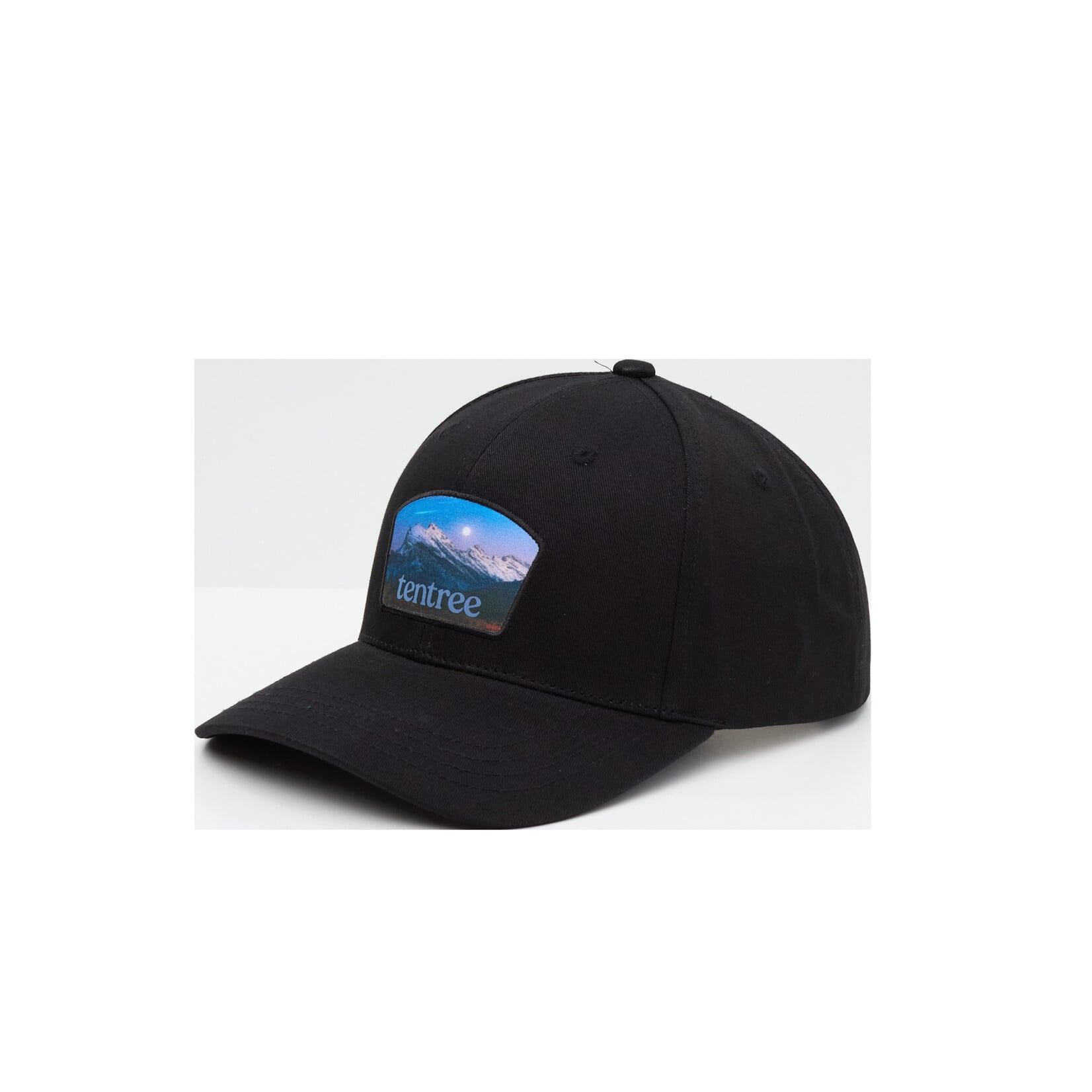 Tentree TAU6700-6459 - Parks Souvenir Patch Elevation Hat (Meteorite Black/Pine Green)