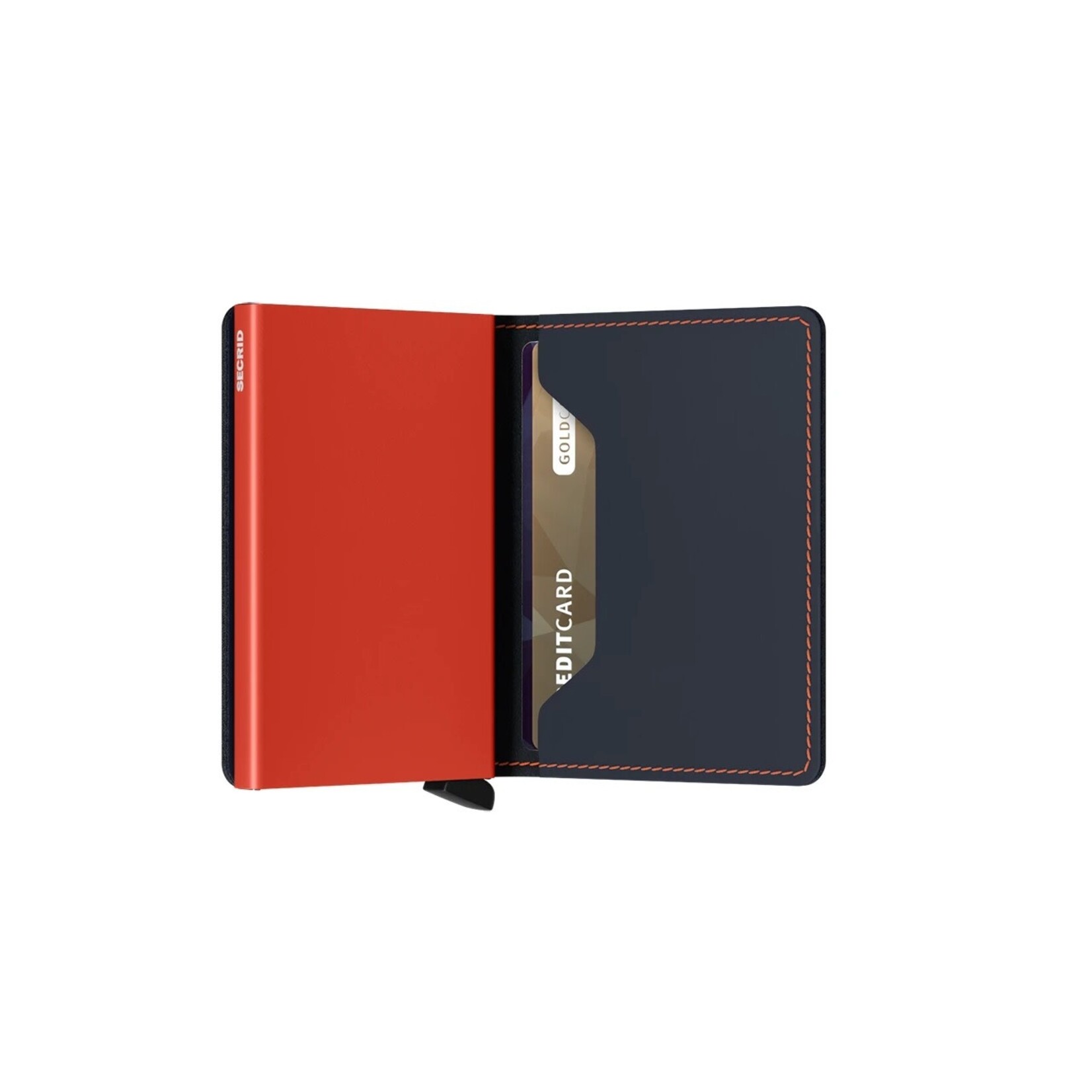 Miniwallet Matte - Nightblue/Orange