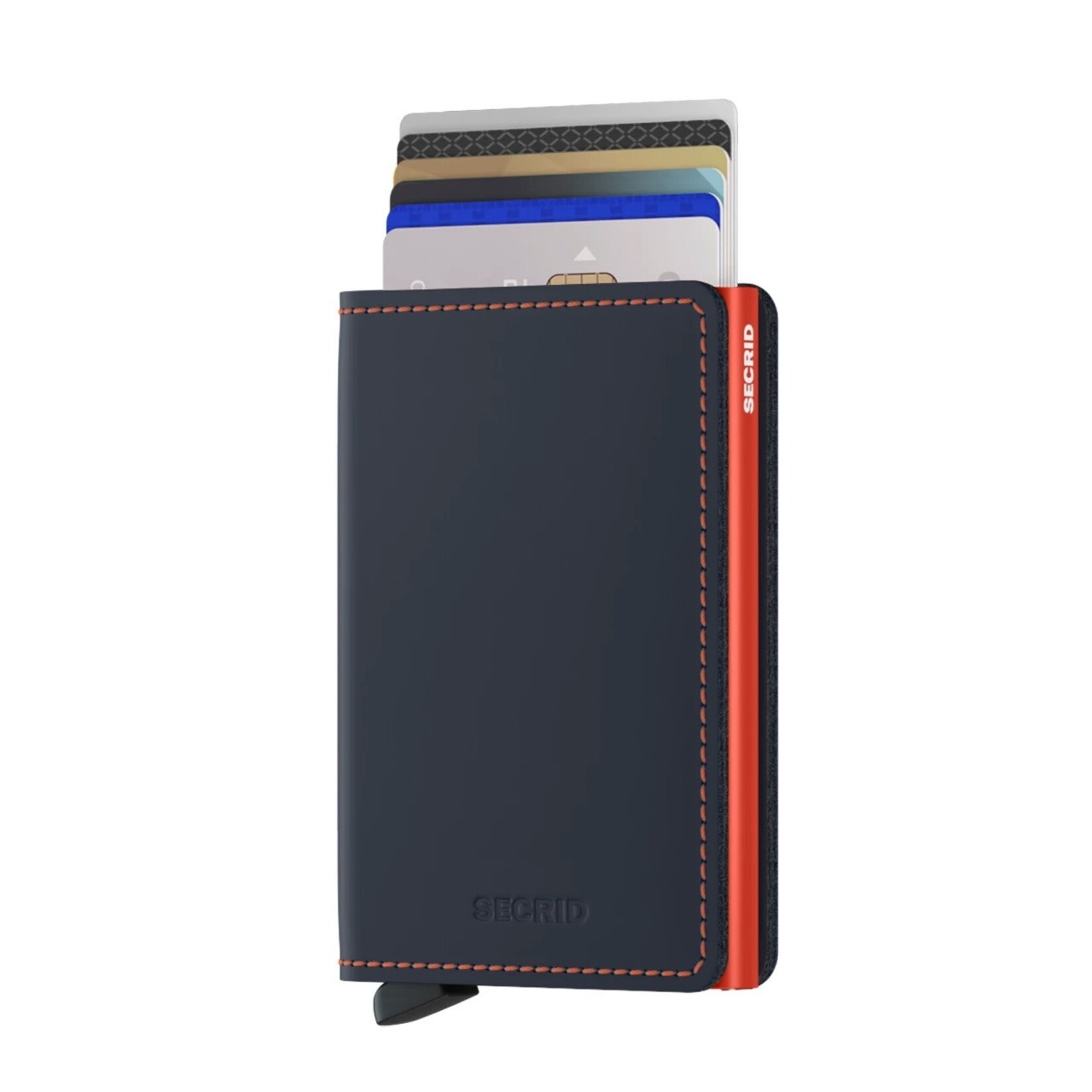 Miniwallet Matte - Nightblue/Orange