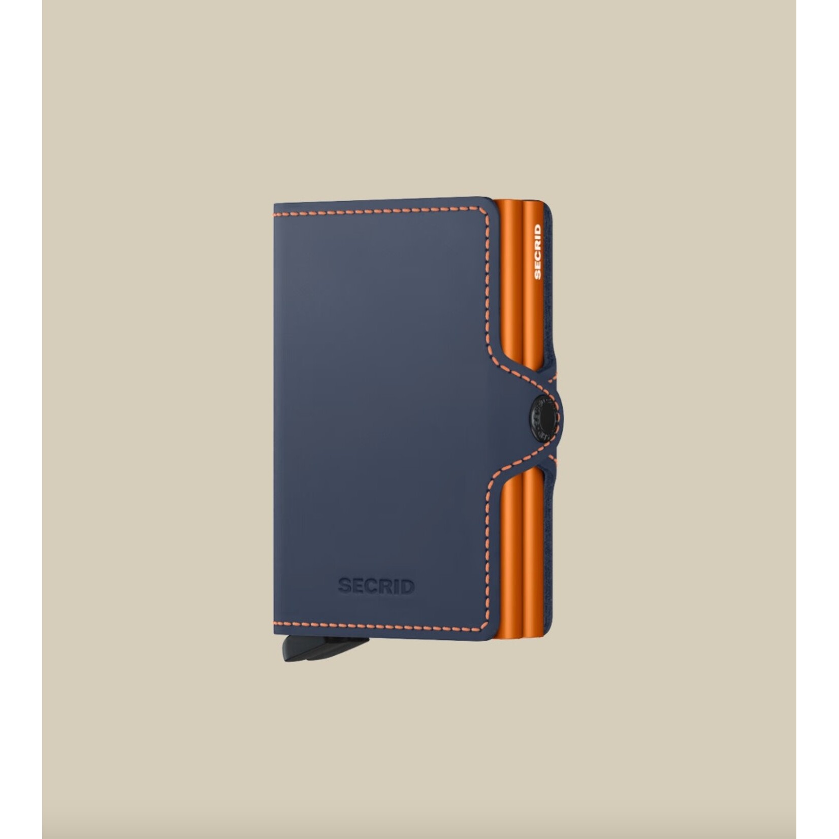 Twinwallet Matte - Nightblue/Orange