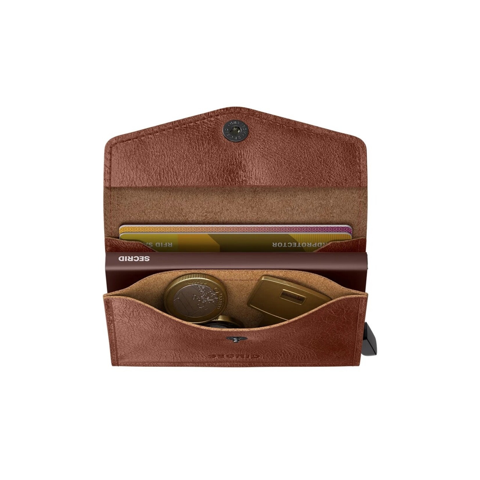 Envelope Wallet Vintage - Cognac