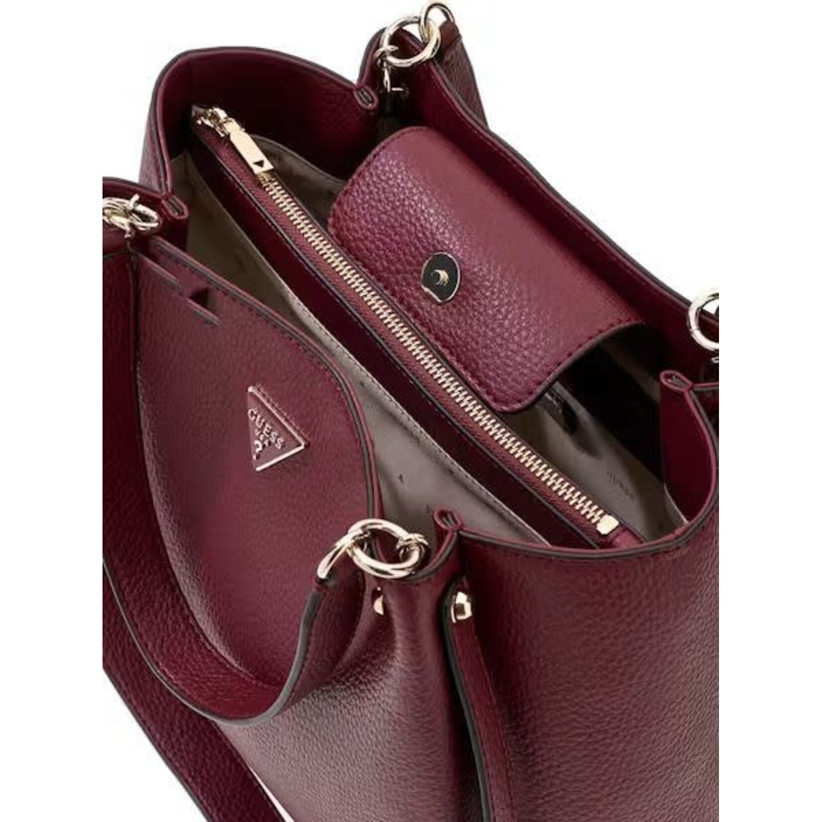 Guess Lorella Girlfriend Tote - Black or Mercury Red
