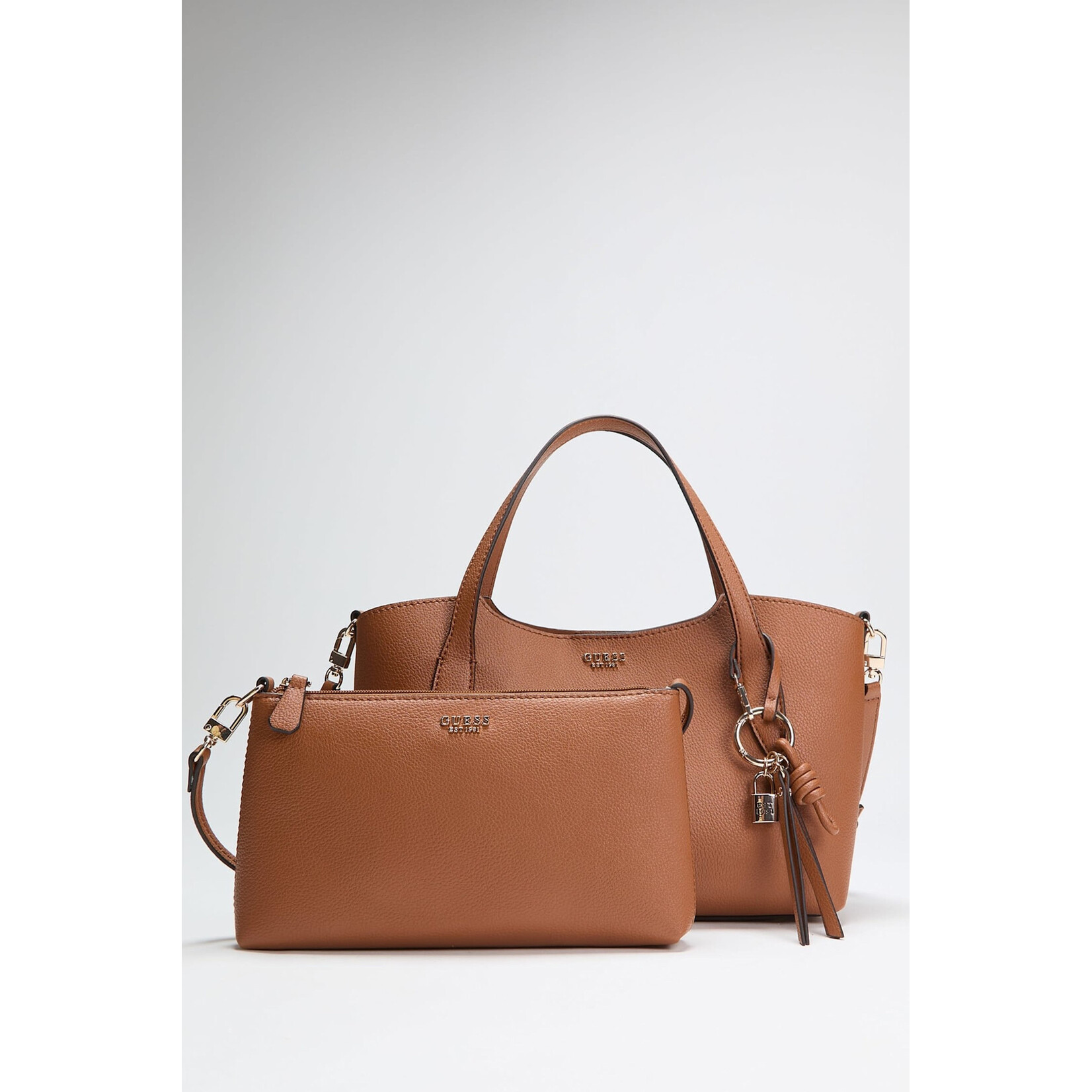Guess Melody 2-in-1 Satchel - Brown