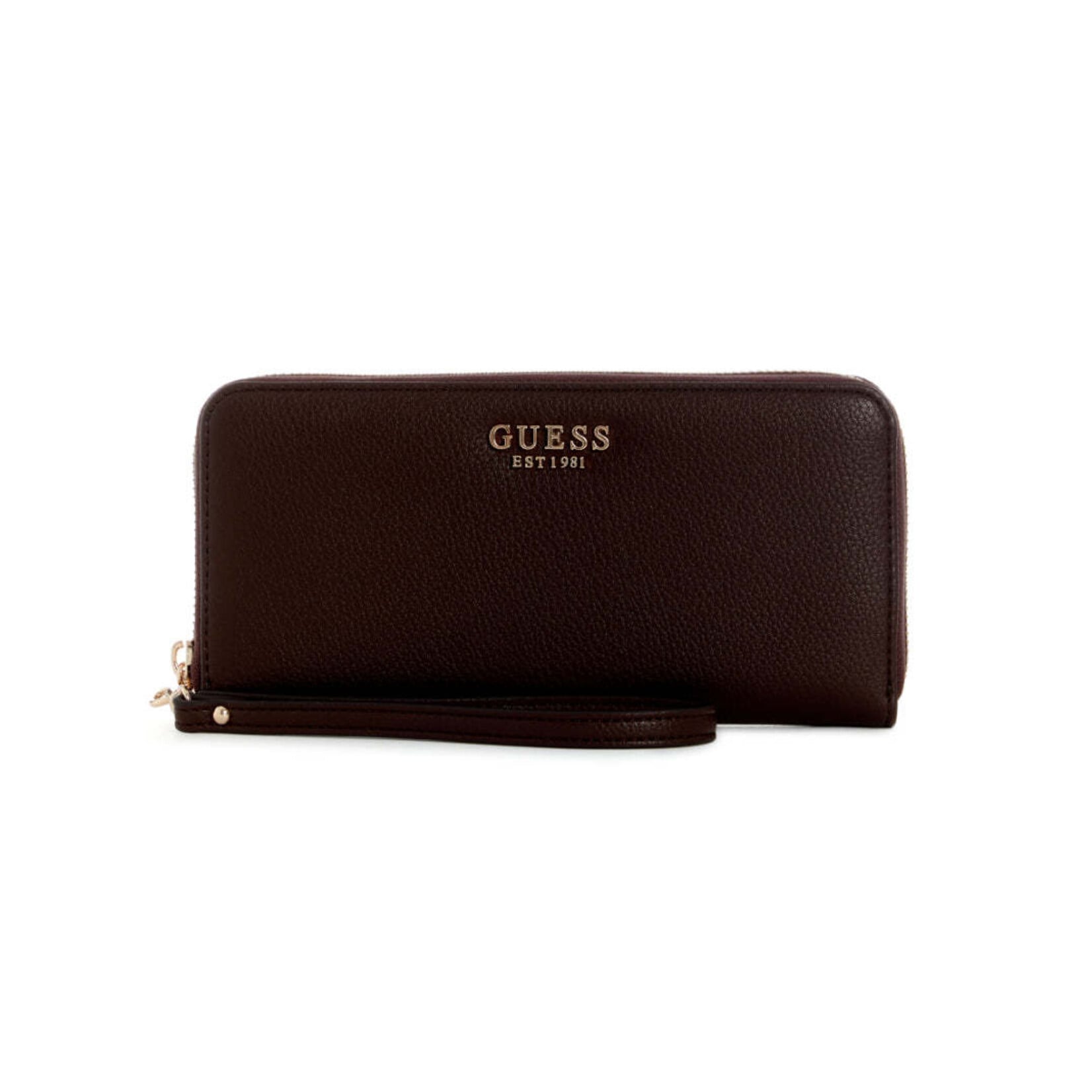 Guess Melody SLG Large Zip Around Wallet - Brown