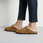 Birkenstock Boston Shearling Suede Leather Clog