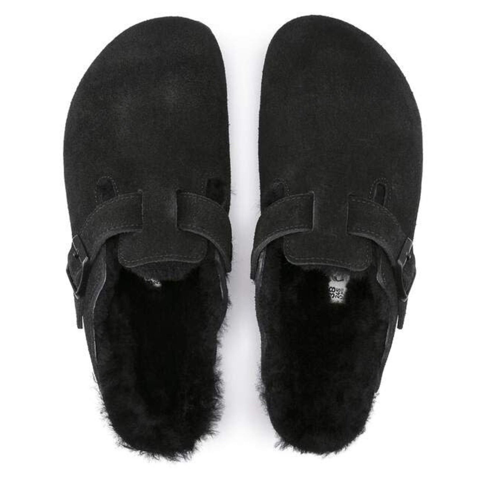 Birkenstock Boston Shearling Suede Leather Clog