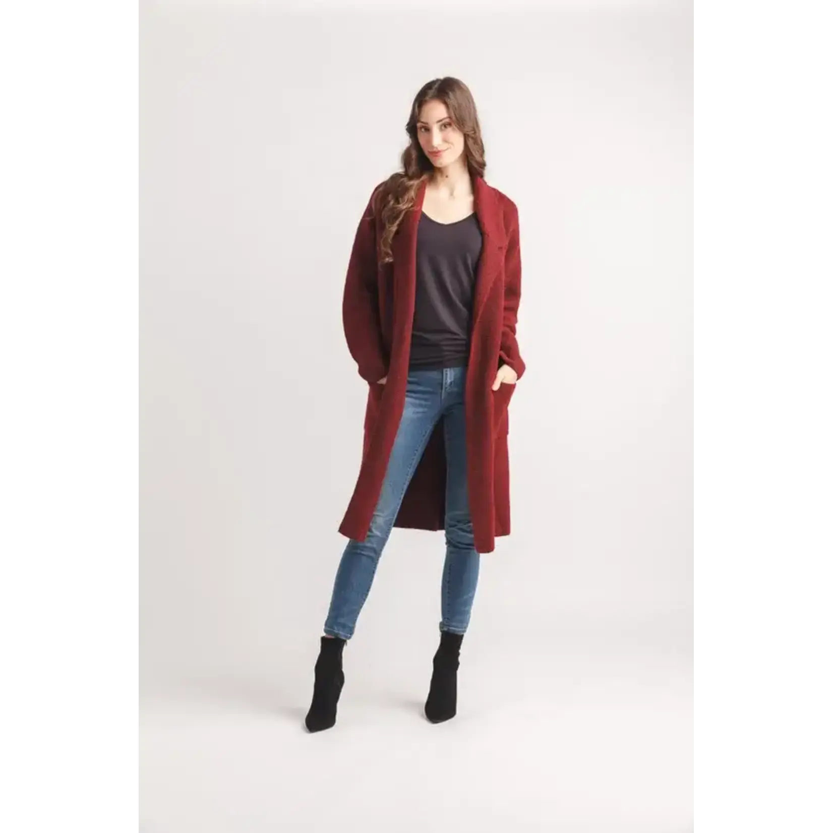 Papillon Women’s Sweater Coat with Pockets