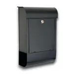 Dominion Iron Black Mailbox with Lock