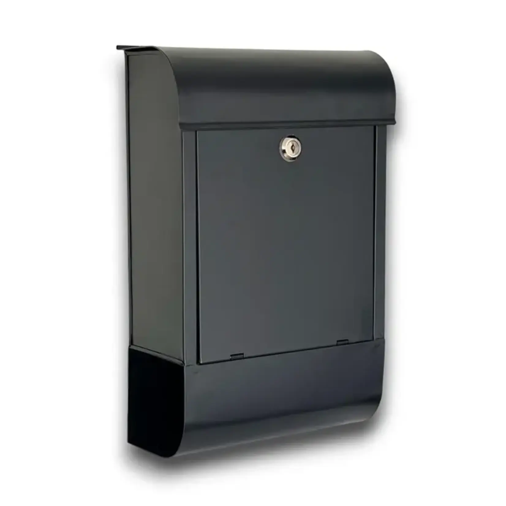 Dominion Iron Black Mailbox with Lock