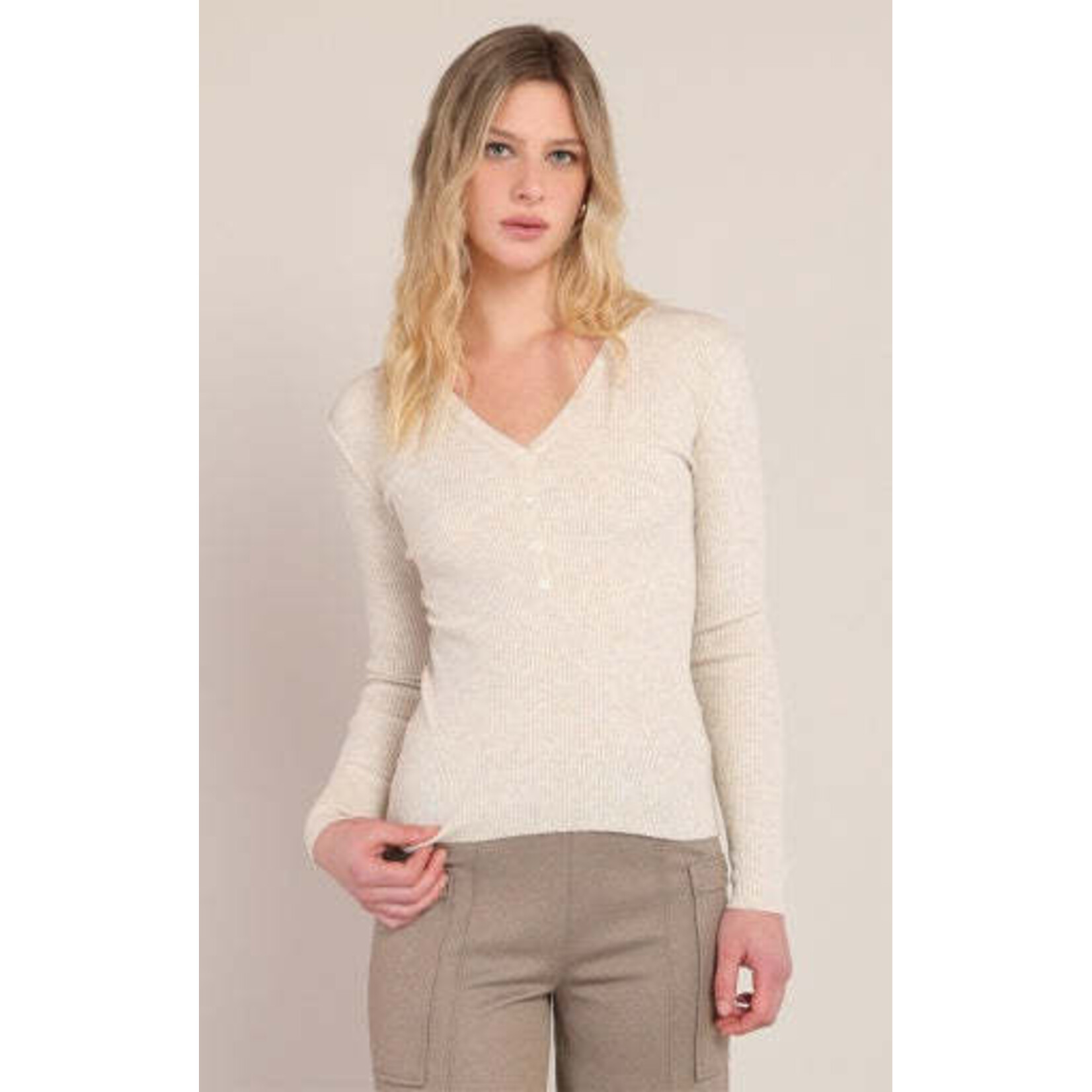Room 34 2827025 DG - Ribbed Sweater Top