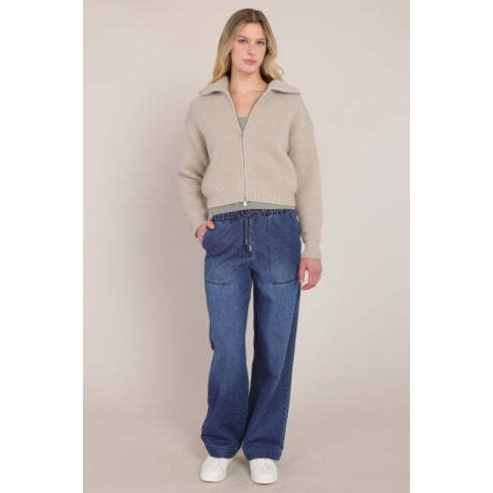 Dex Clothing 2827250 D - Wide Collar Cardigan