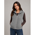 Dex Clothing Hooded Bouclé Vest