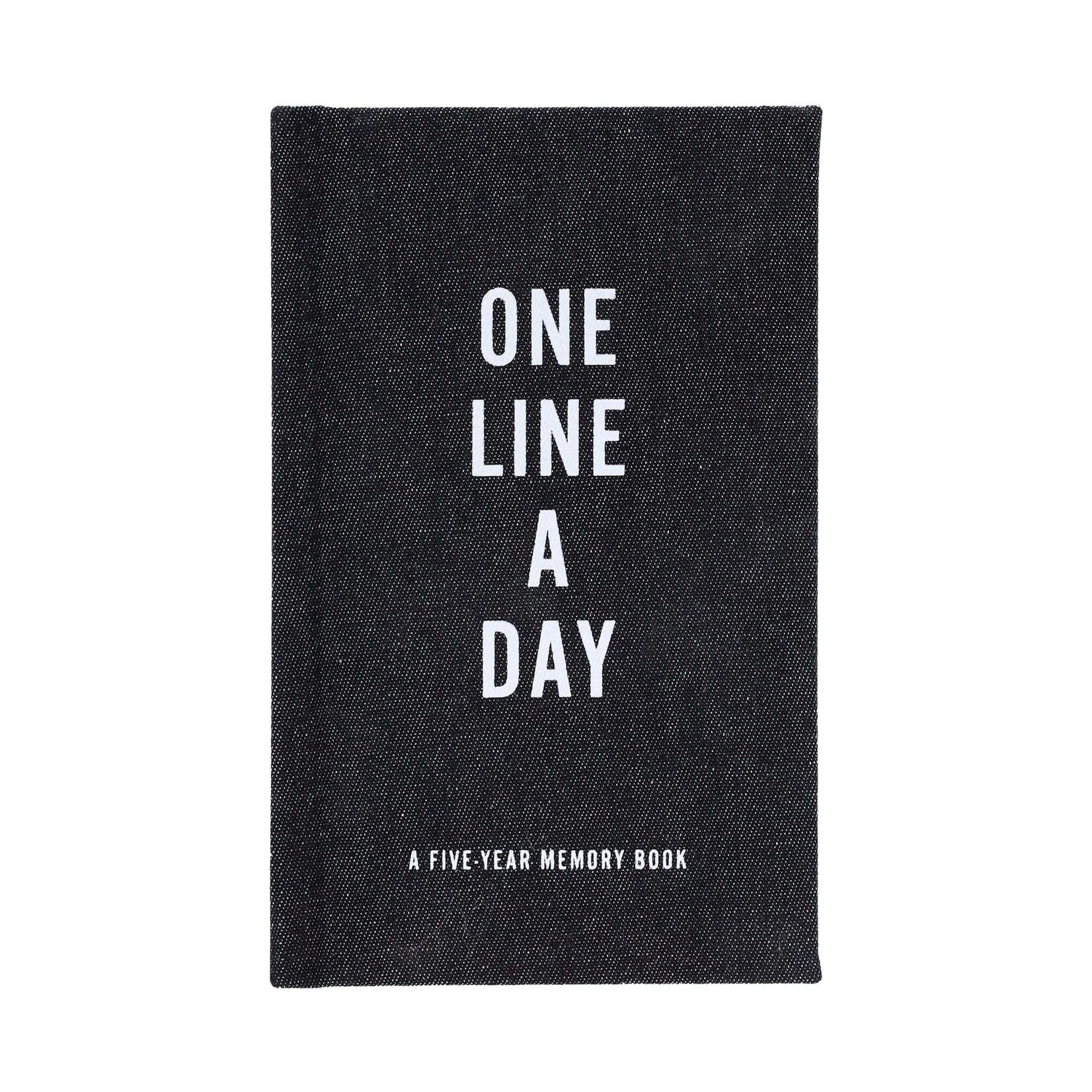 Black Canvas One Line a Day Five-Year Journal