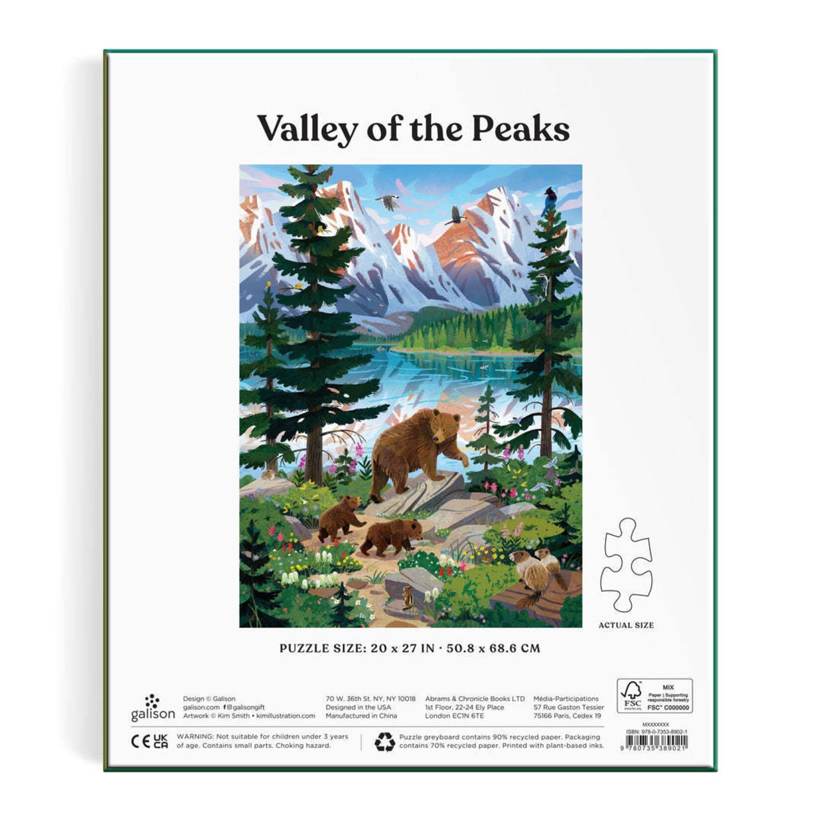 Valley of the Peaks Puzzle 1000 Piece