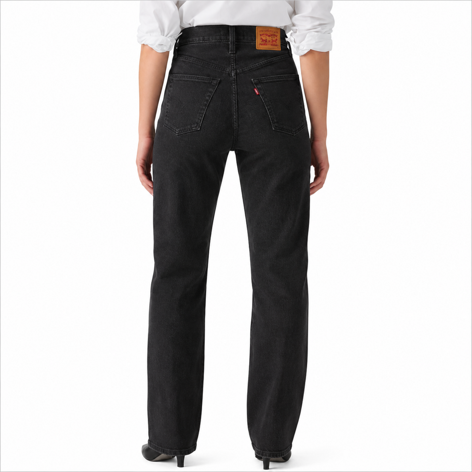 Levi Strauss Canada 008BC0004 - Women's Ribcage Straight Full-Length Zip Jeans