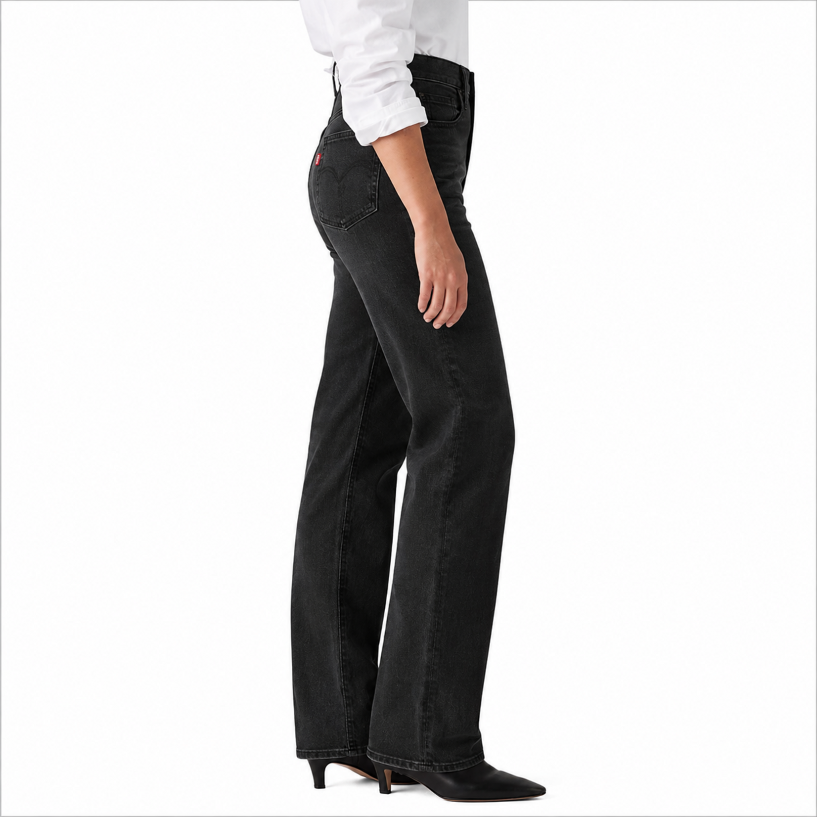 Levi Strauss Canada 008BC0004 - Women's Ribcage Straight Full-Length Zip Jeans