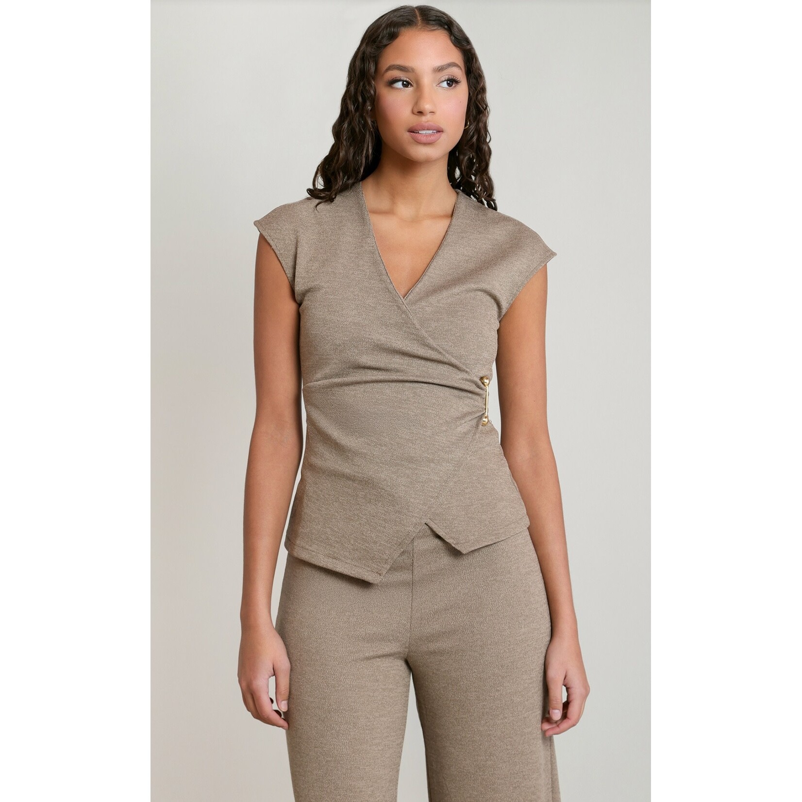 Dex Clothing 2824006 D - Cross Wrap Knit Top