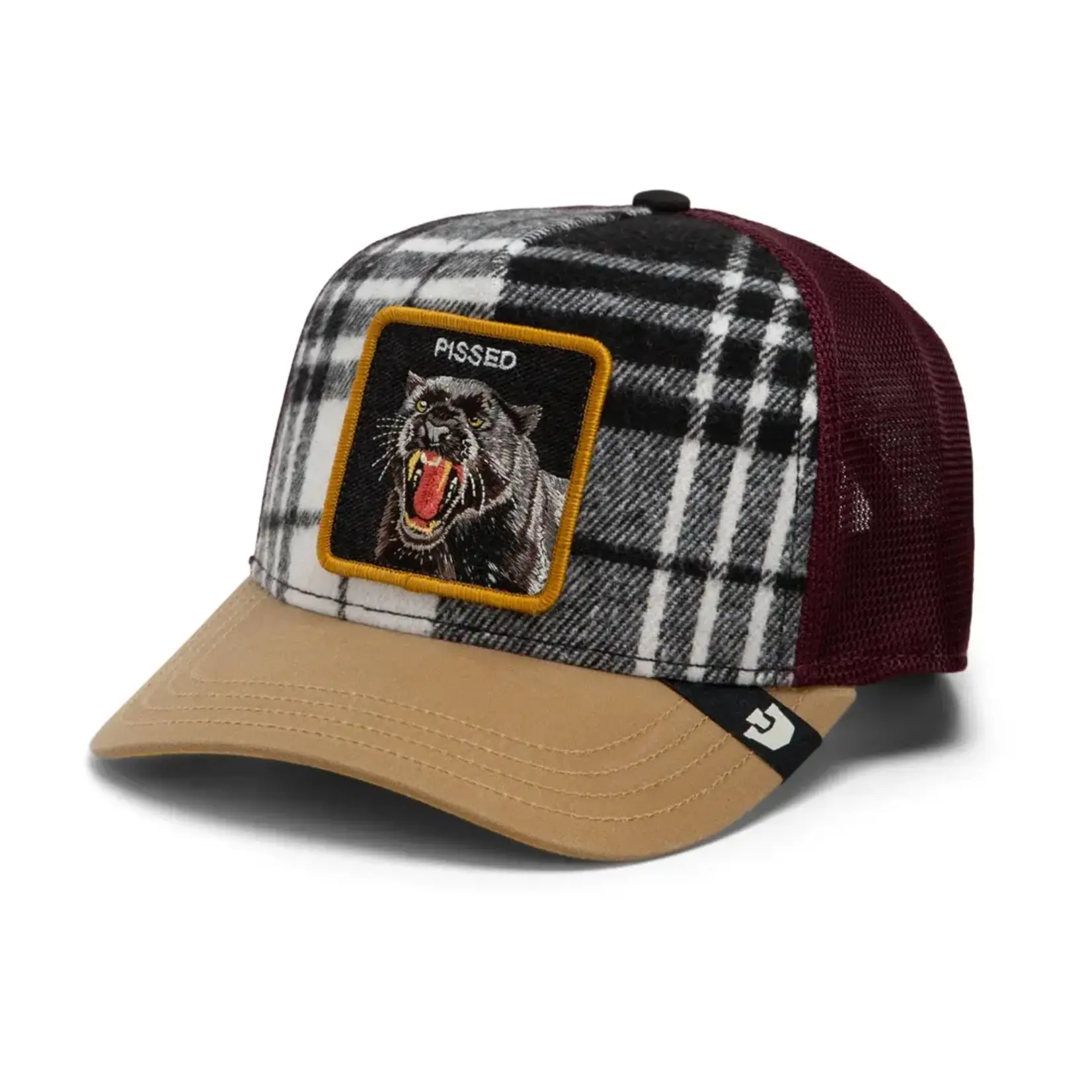 Goorin Bros. Plaid Pissed Panther Trucker Hat