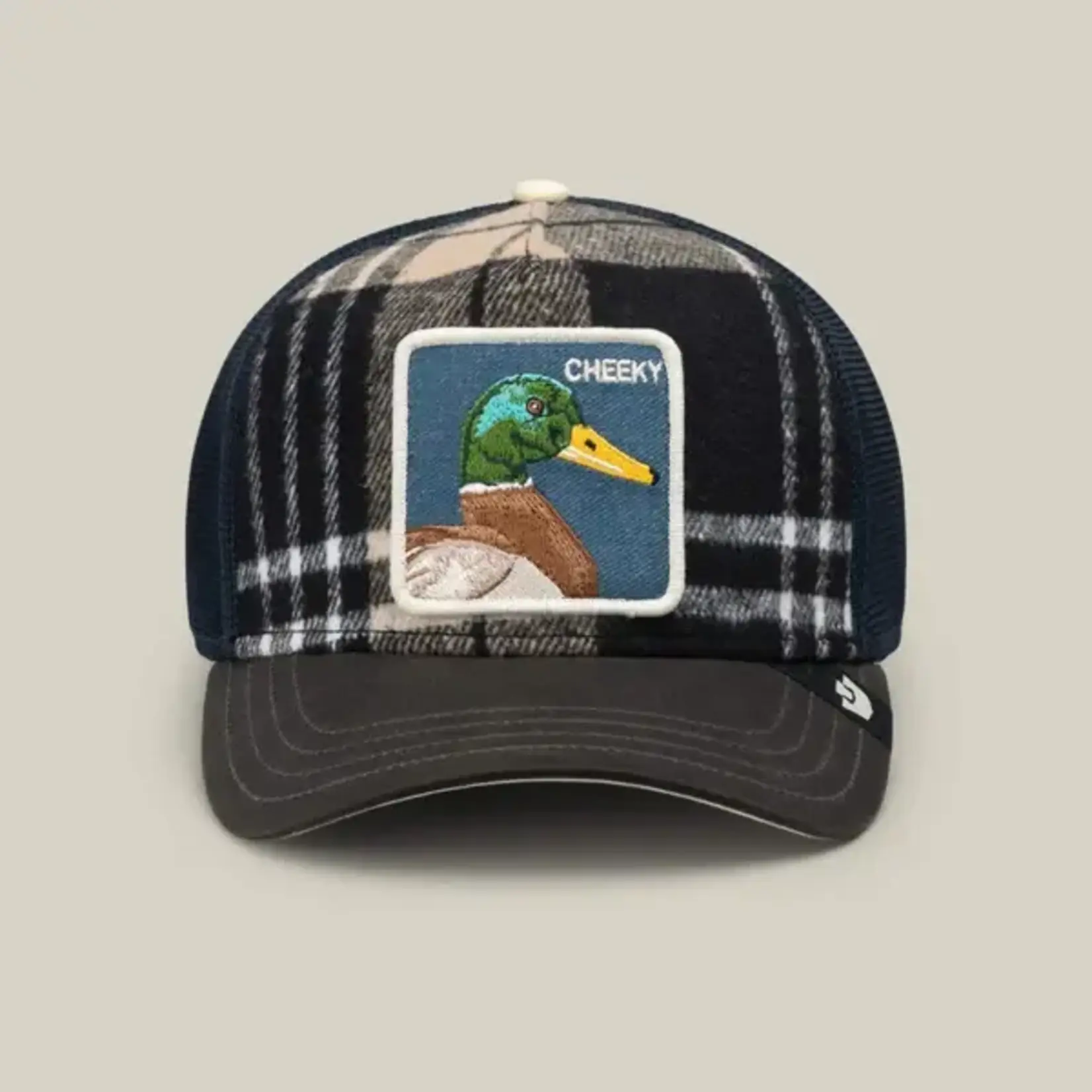 Goorin Bros. Plaid Cheeky Mallard Trucker Hat
