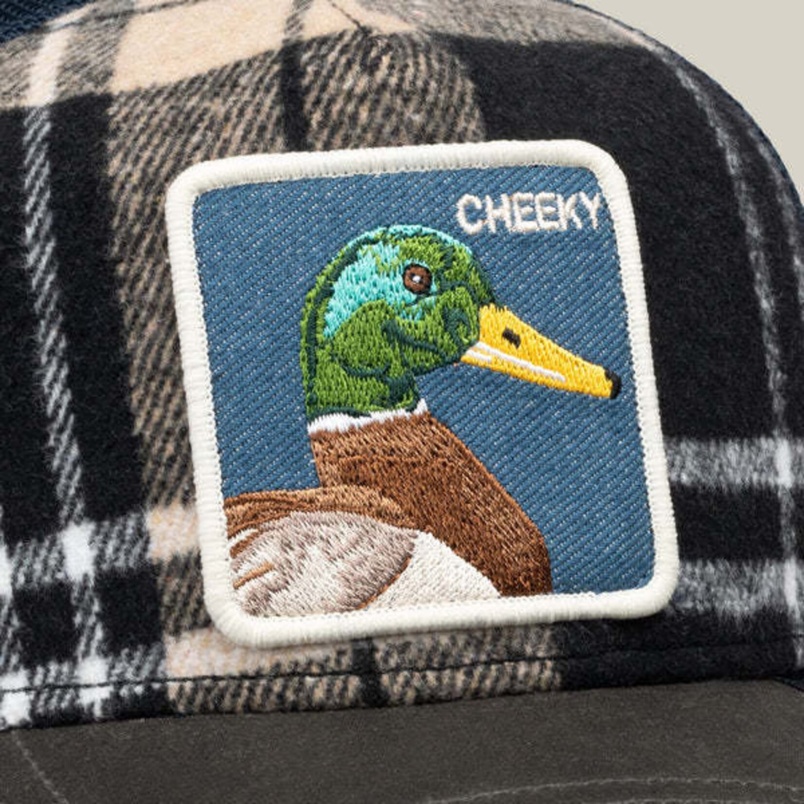 Goorin Bros. Plaid Cheeky Mallard Trucker Hat
