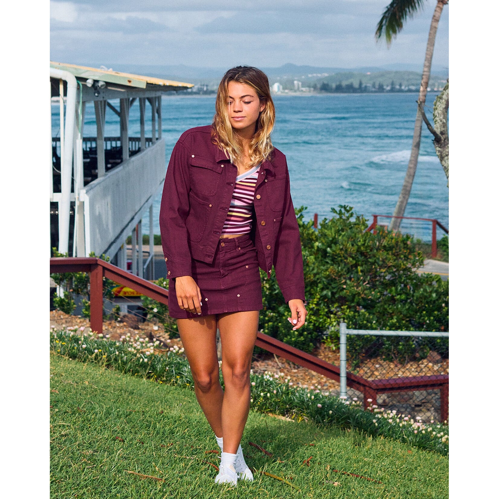 Roxy RJ61172FJA000 - Reel Life Denim Jacket