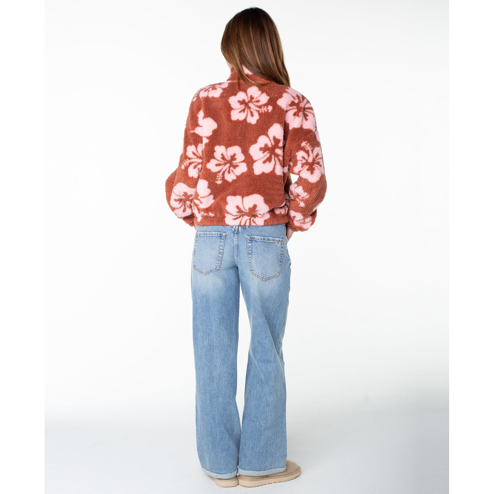 Roxy RF60708AWFYU - Cold Surf Fleece Floral Print Jacket