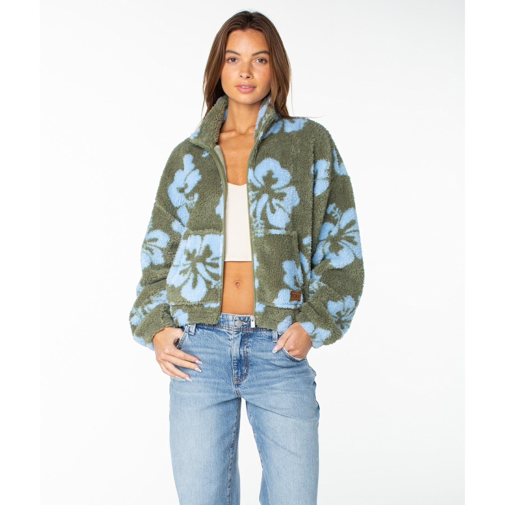 Roxy RF60708AWFYU - Cold Surf Fleece Floral Print Jacket