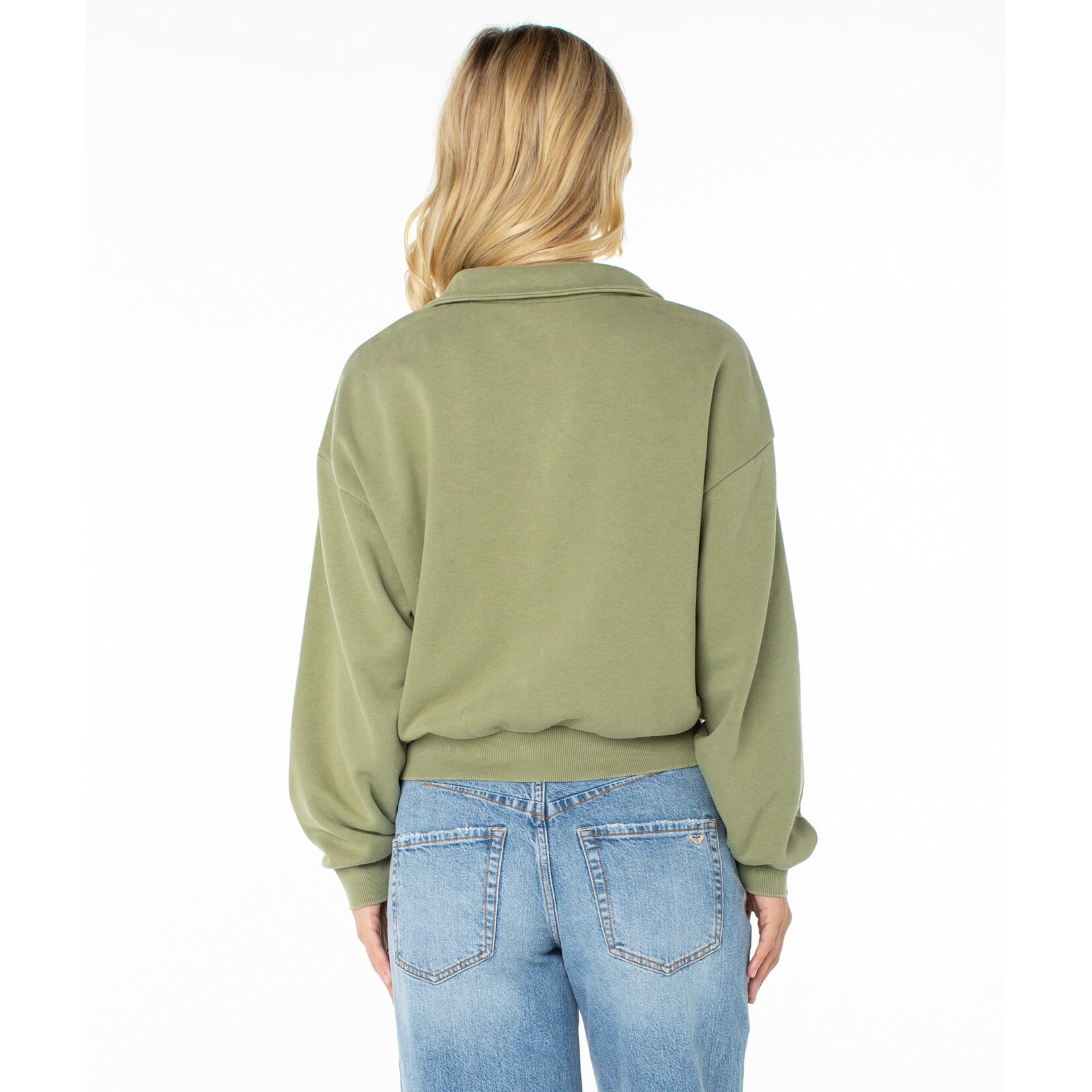 Roxy RF74090AB300 - Half Moon 3/4 Zip Sweatshirt