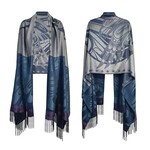 Native Northwest Shawl - Raven Moon by Allan Weir