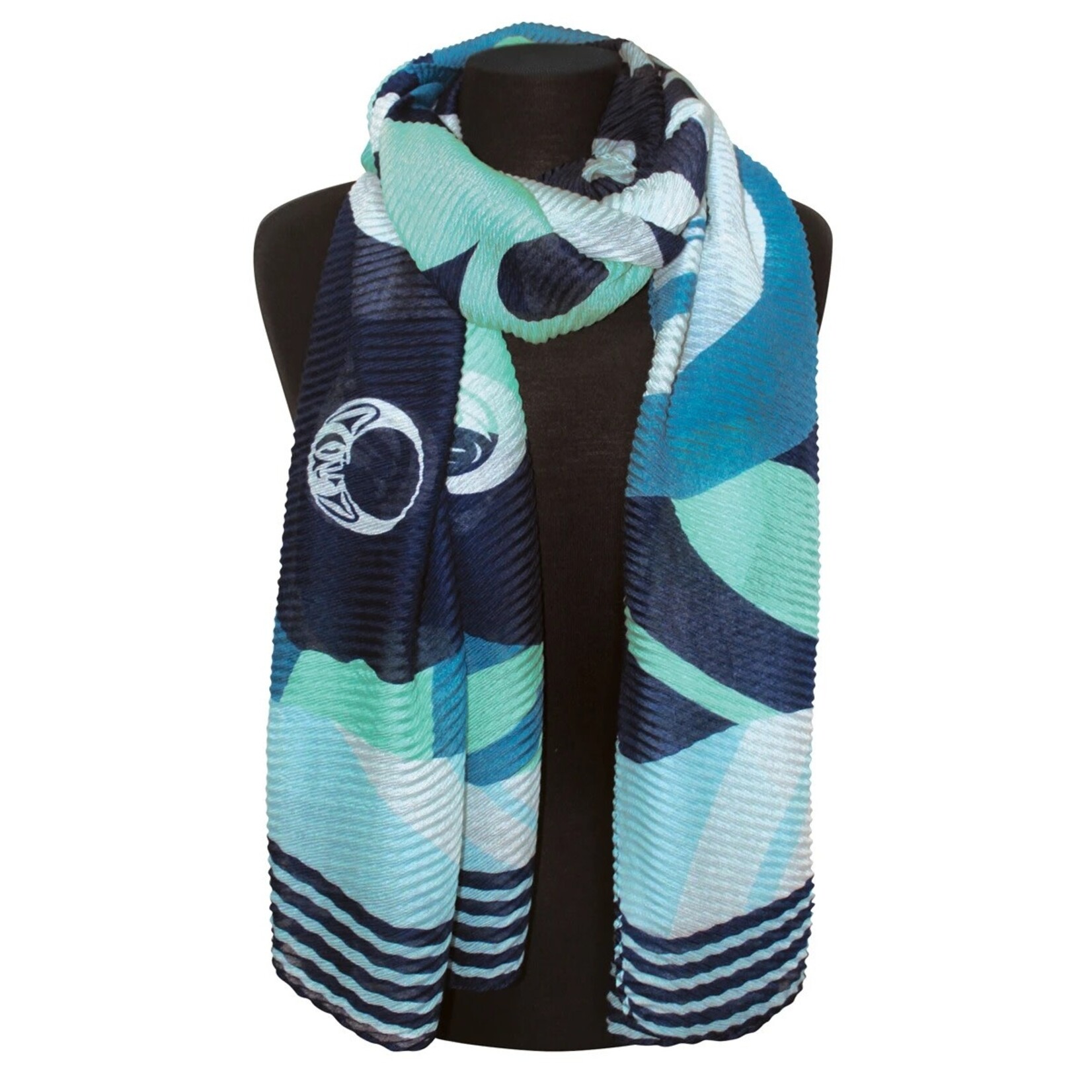 Native Northwest Eco Scarf - Moon Phases by Maynard Johnny, Jr.